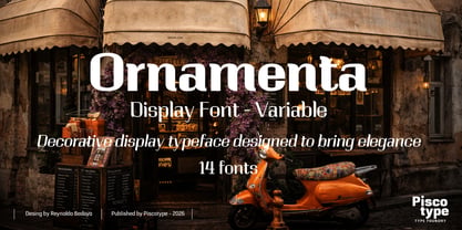 Ornamenta Font Poster 1