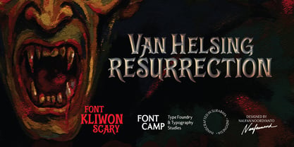Kliwon Scary Font Poster 9
