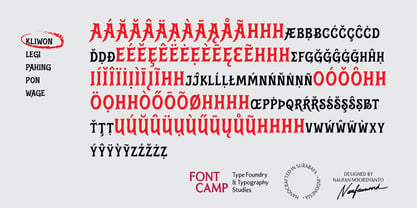 Kliwon Scary Font Poster 6