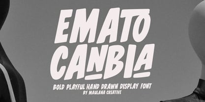 MC Emato Canbia Font Poster 1