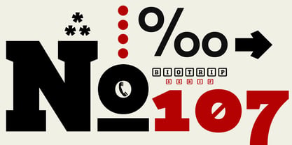 Biotrip Serif Font Poster 9