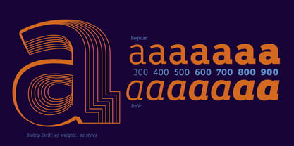 Biotrip Serif Font Poster 13