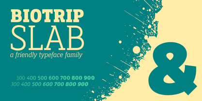 Biotrip Serif Font Poster 11