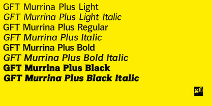 GFT Murrina Plus Font Poster 2