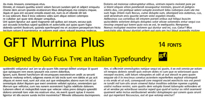 GFT Murrina Plus Font Poster 1