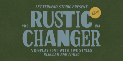 Rustic Changer Font Poster 1