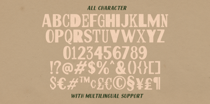 Rustic Changer Font Poster 8