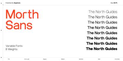 GC Morth Sans Font Poster 3