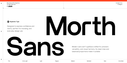 GC Morth Sans Font Poster 1