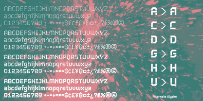 Rangmak Stencil Font Poster 3