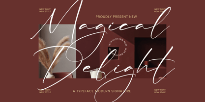 Magical Delight Font Poster 1