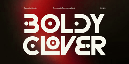 Boldy Clover Font Poster 1