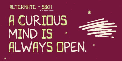Scribblo Youth Font Poster 5