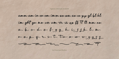 Northwick Cursive Font Poster 12