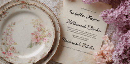 Northwick Cursive Font Poster 5
