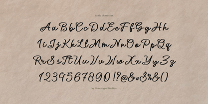 Northwick Cursive Font Poster 10