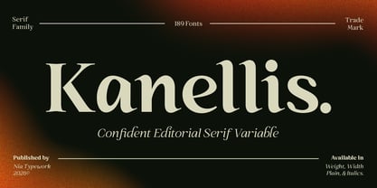 Kanellis Font Poster 1