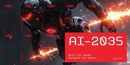 MGN Parallaxe Font Poster 8