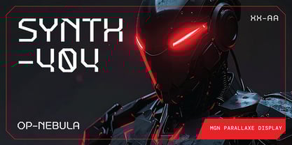 MGN Parallaxe Font Poster 2