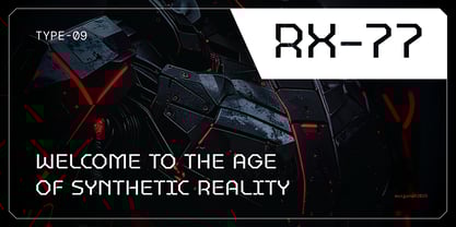 MGN Parallaxe Font Poster 6