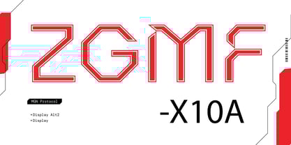 MGN Parallaxe Font Poster 3