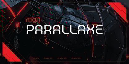 MGN Parallaxe Font Poster 1