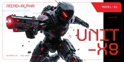 MGN Parallaxe Font Poster 7