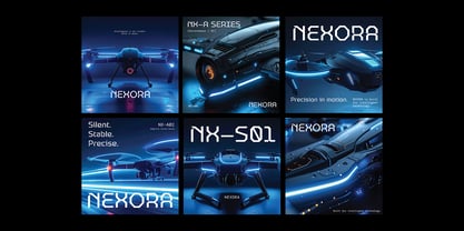 MGN Parallaxe Font Poster 4