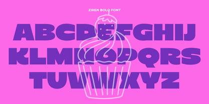 Ziren Font Poster 3