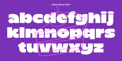 Ziren Font Poster 5