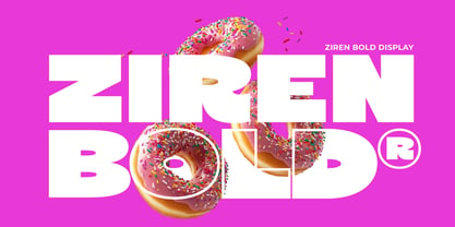 Ziren Font Poster 1