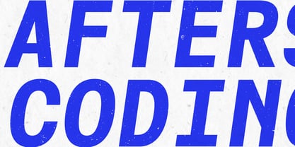 Cx Mono Font Poster 7