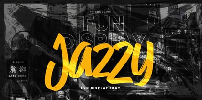 Jazzy Font Poster 1
