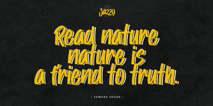Jazzy Font Poster 9