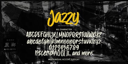 Jazzy Font Poster 7
