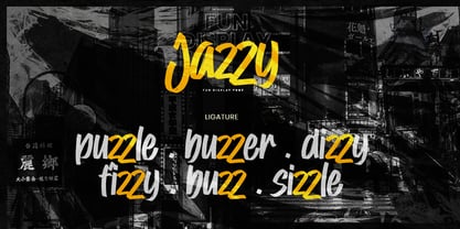 Jazzy Font Poster 8