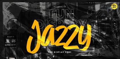 Jazzy Font Poster 2