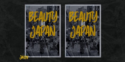 Jazzy Font Poster 5