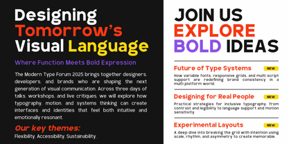 RCL Back One Font Poster 2