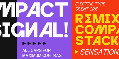 RCL Back One Font Poster 6