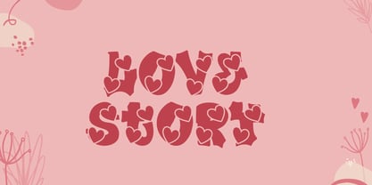 Plump Valentine Font Poster 8