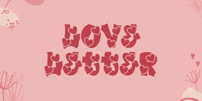 Plump Valentine Font Poster 3