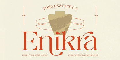 Enikra Font Poster 1