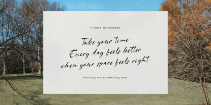 Burgiento Font Poster 4
