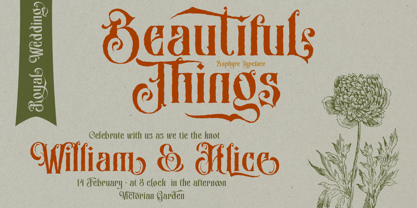 Zaphyre Font Poster 3