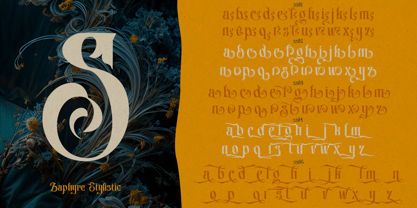 Zaphyre Font Poster 8