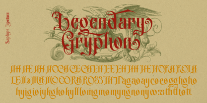 Zaphyre Font Poster 9