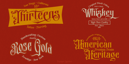 Zaphyre Font Poster 7