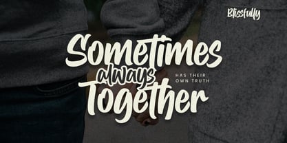 Blissfully Font Poster 6