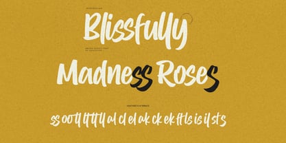 Blissfully Font Poster 8
